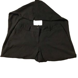 Worthington Woman Black Checkered Curvy Fit Pants 6 Petite